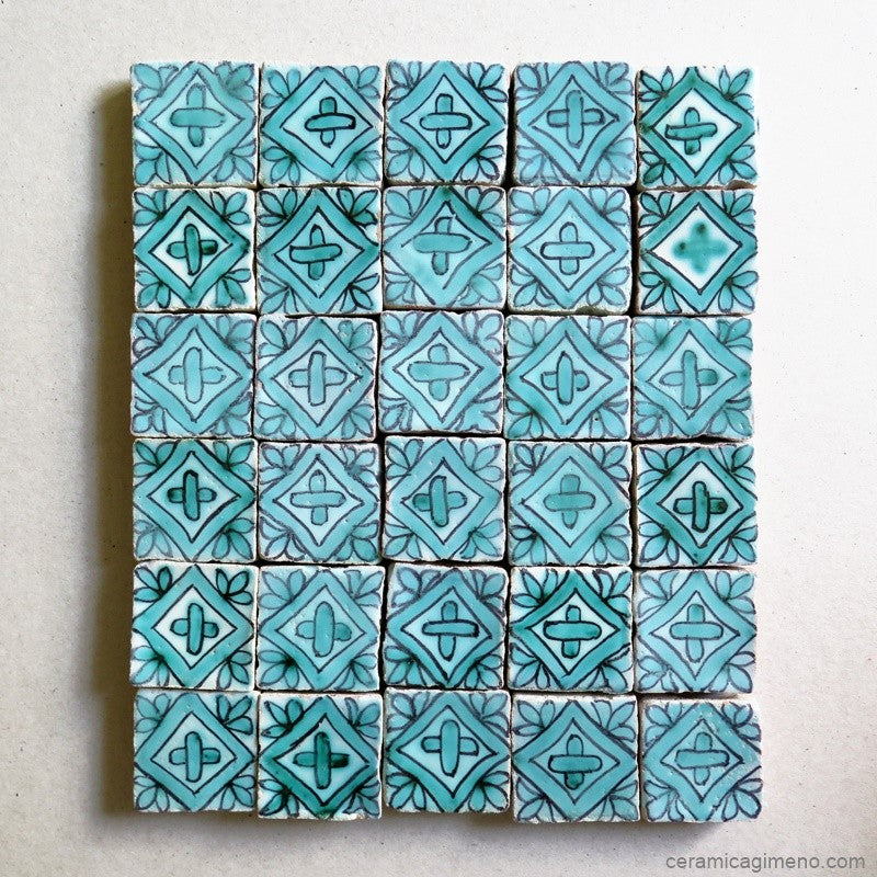 VENDIDO 30 azulejos 5x5 cm