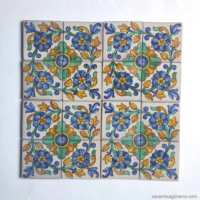 16 azulejos 12x12 cm