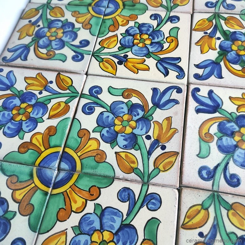 16 azulejos 12x12 cm