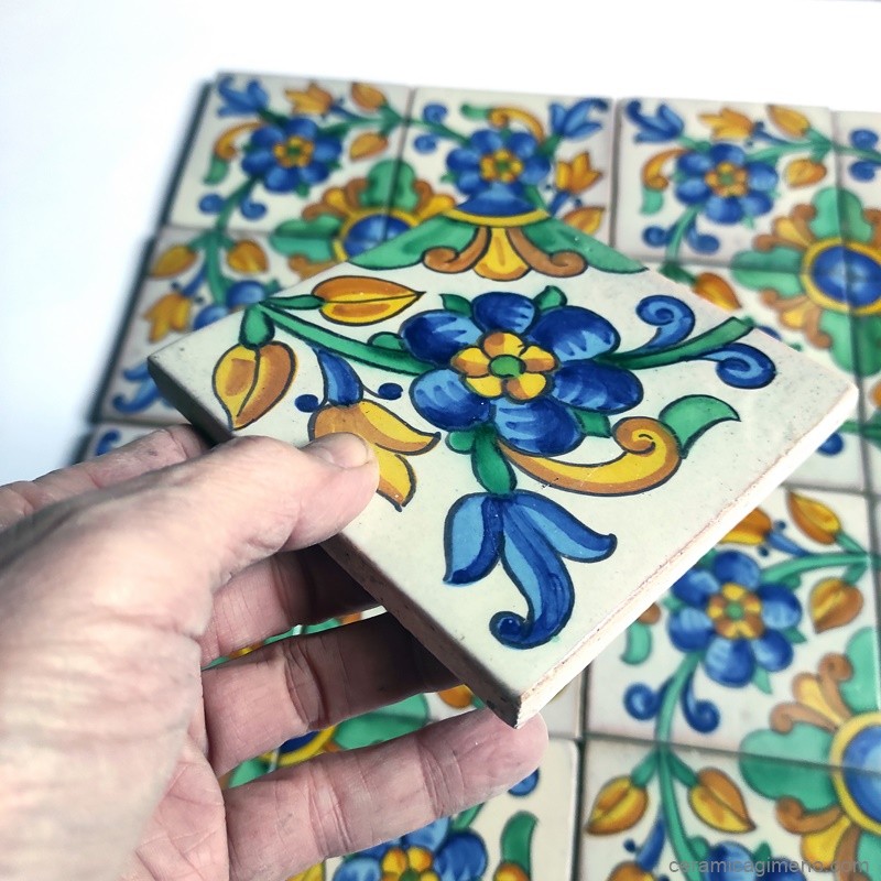 16 azulejos 12x12 cm