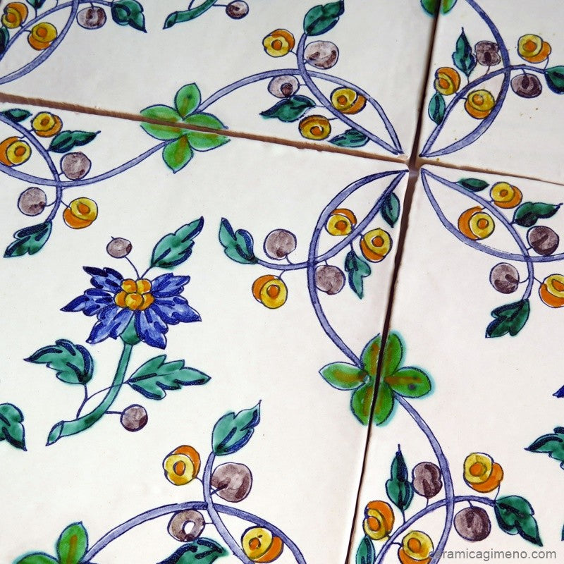 20 azulejos 20x20 florales