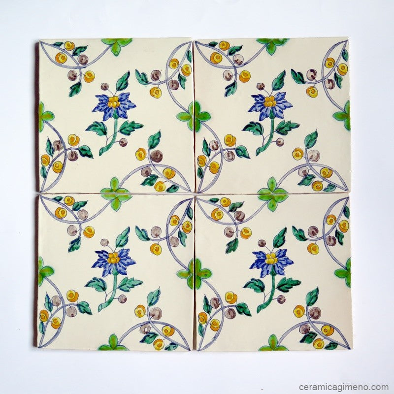 20 azulejos 20x20 florales