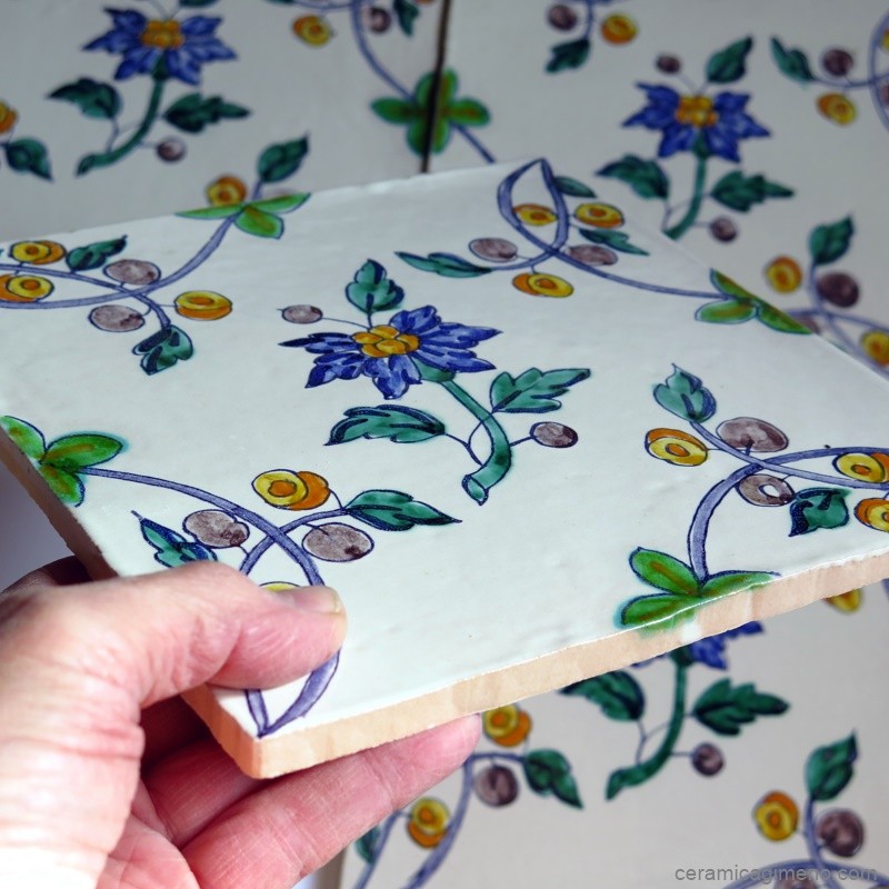 20 azulejos 20x20 florales