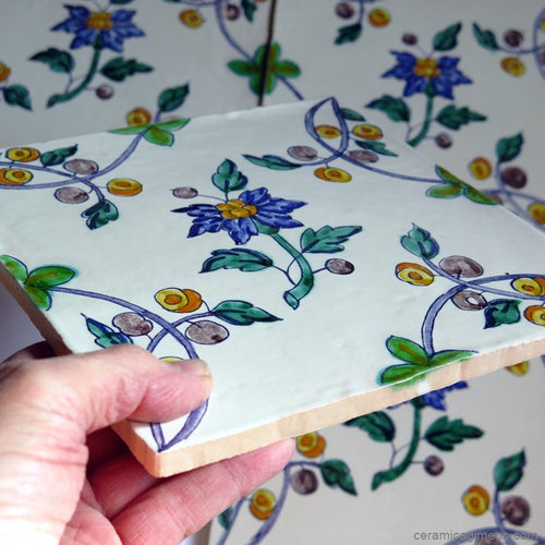 20 azulejos 20x20 florales