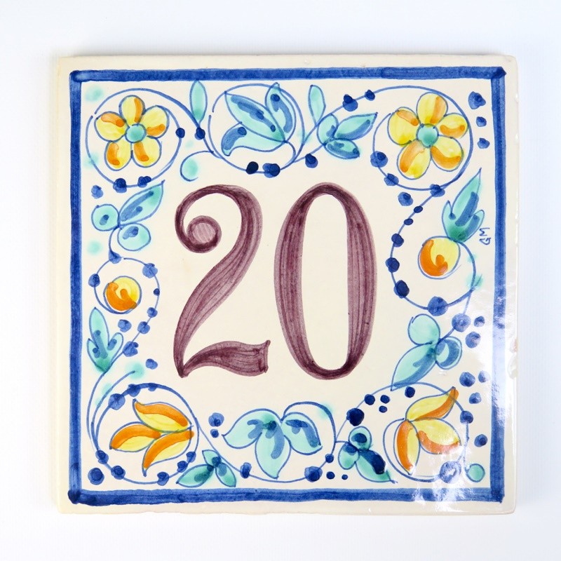 Azulejo Número