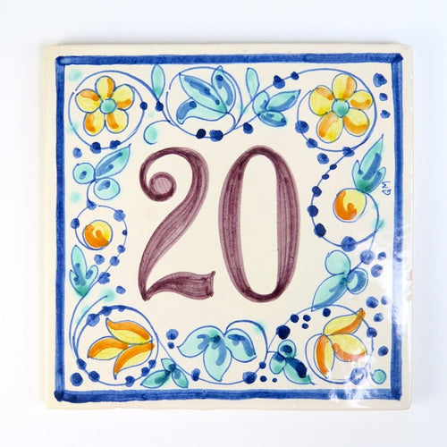 Azulejo Número