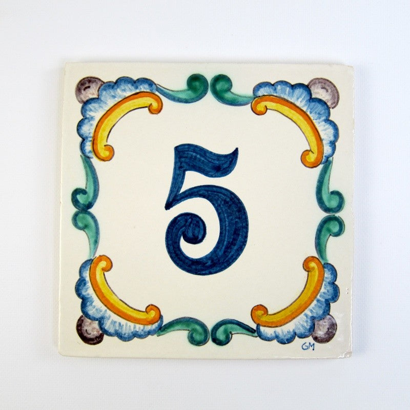 Azulejo Número