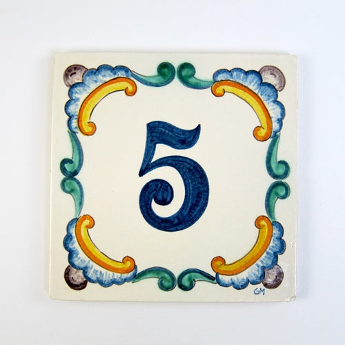 Azulejo Número