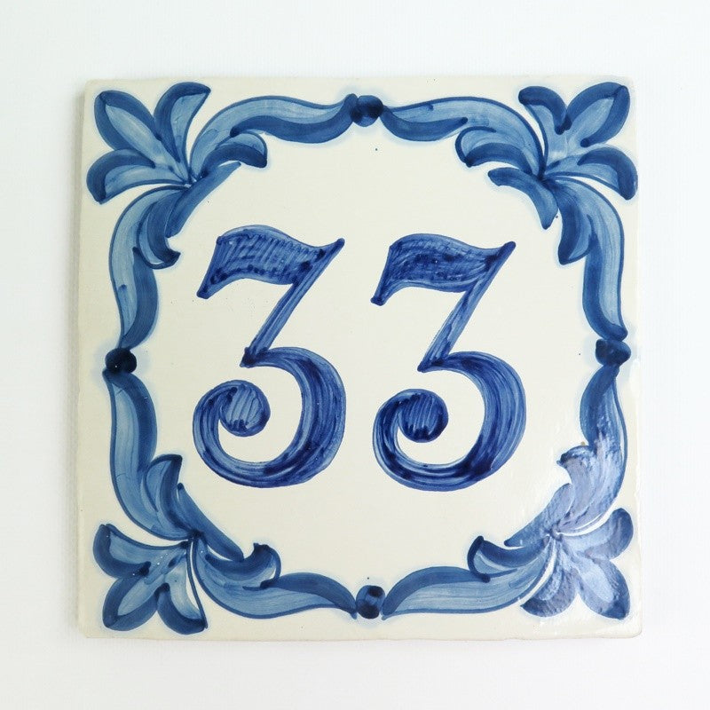 Azulejo Número