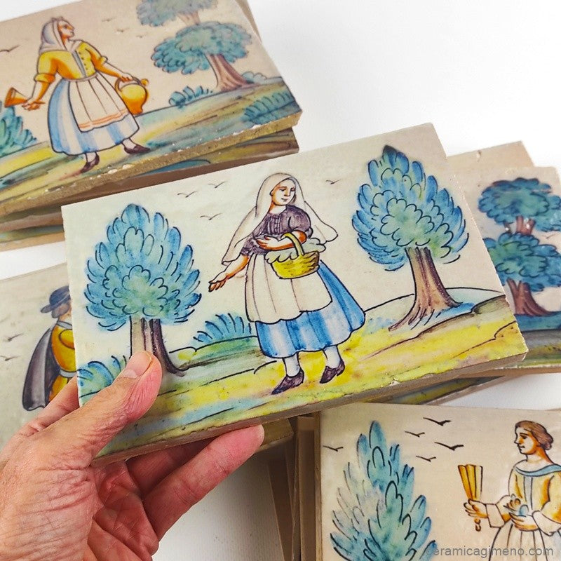 Azulejos Figuras y Paisajes