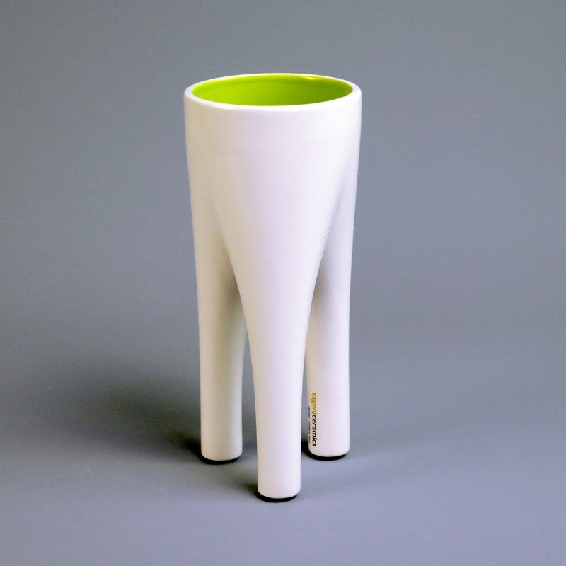 Fennel White & Green Vase