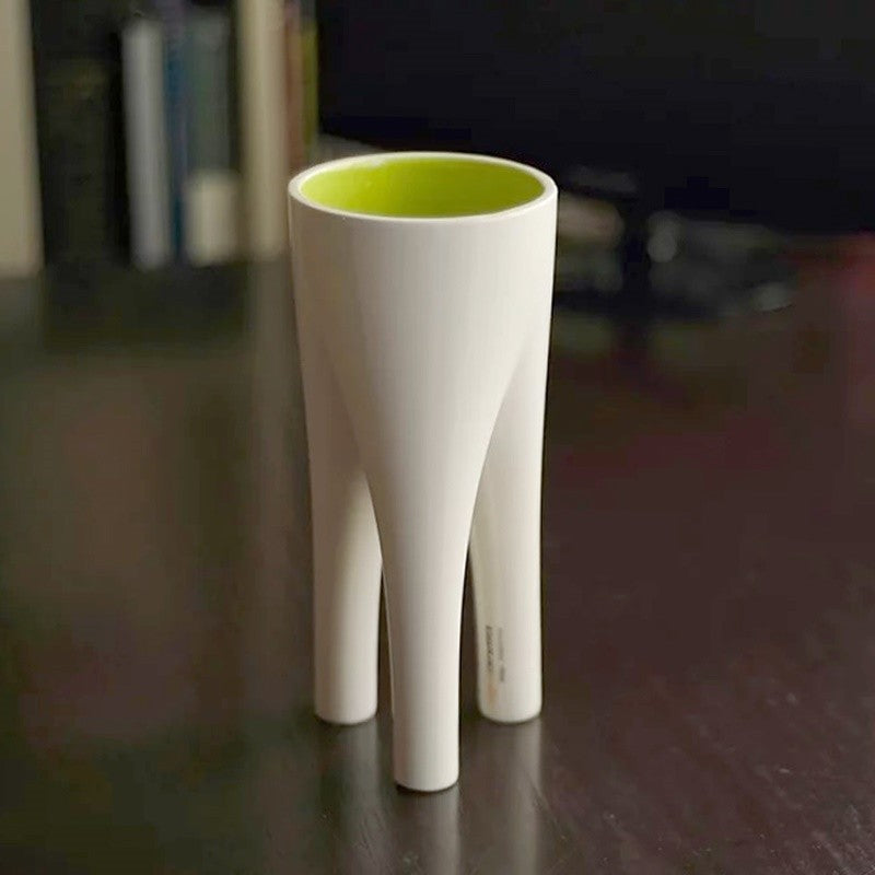 Fennel White & Green Vase