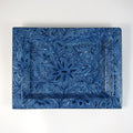 Fuente Floral Azul