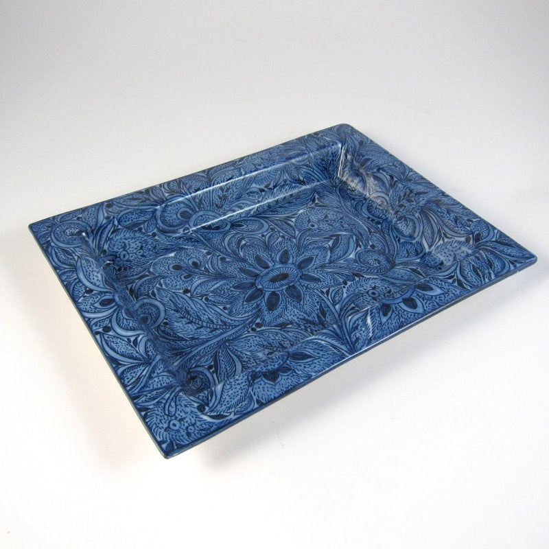 Fuente Floral Azul