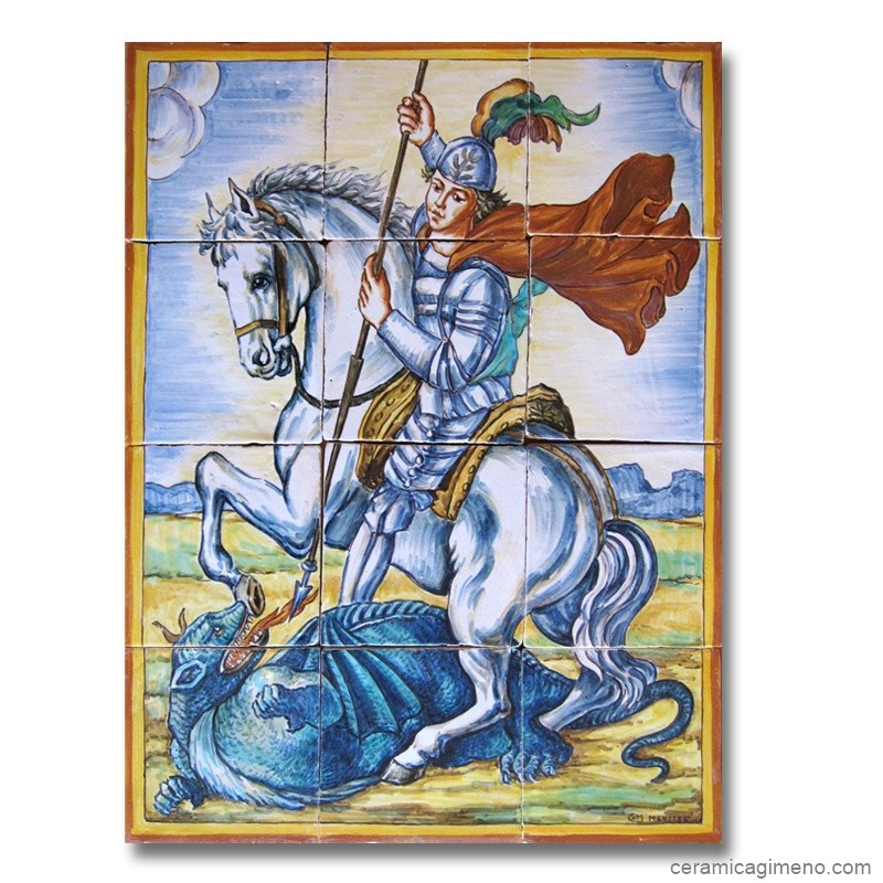Panel San Jorge y el dragón