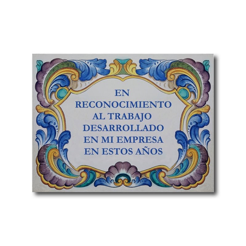 Placa Rotulación