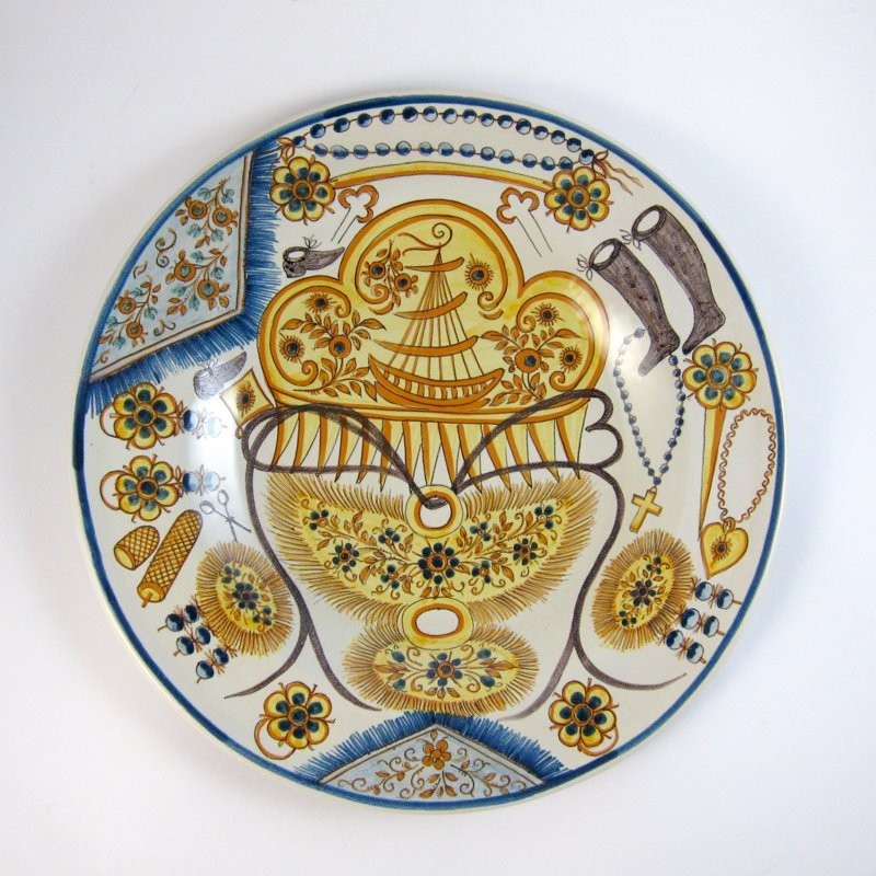 VENDIDO Plato de Novia "Ajuar"