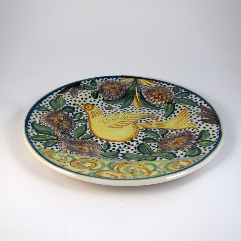 VENDIDO Plato Popular Pájaro