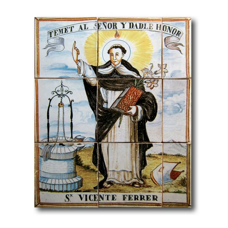 San Vicente Ferrer sin marco