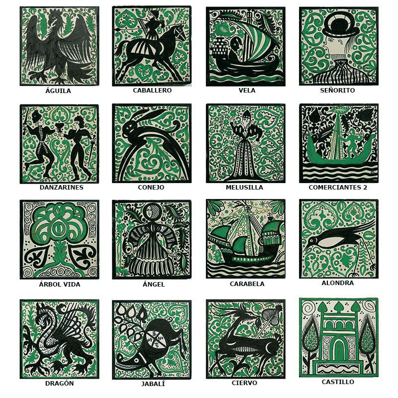 Gótico Verde 20x20