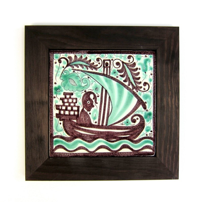 Vela 20x20 cm con marco