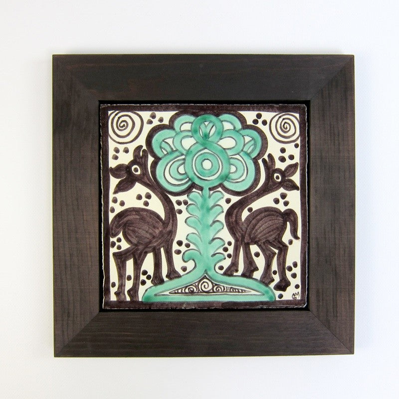 Cervatillos 20x20 cm con marco
