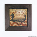 Socarrat Remeros 20x20 cm enmarcado