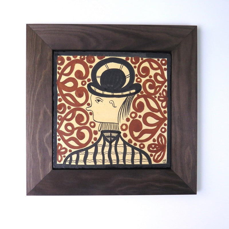 Socarrat Señorito 20x20 cm enmarcado