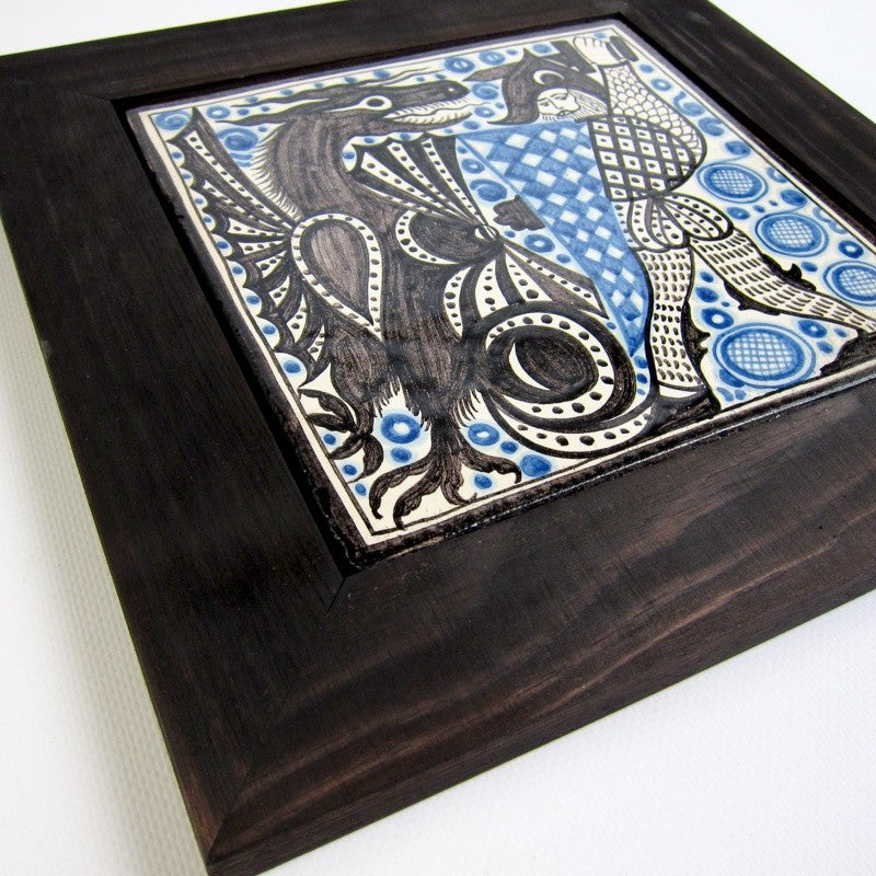 VENDIDO Héroe 20x20 cm con marco
