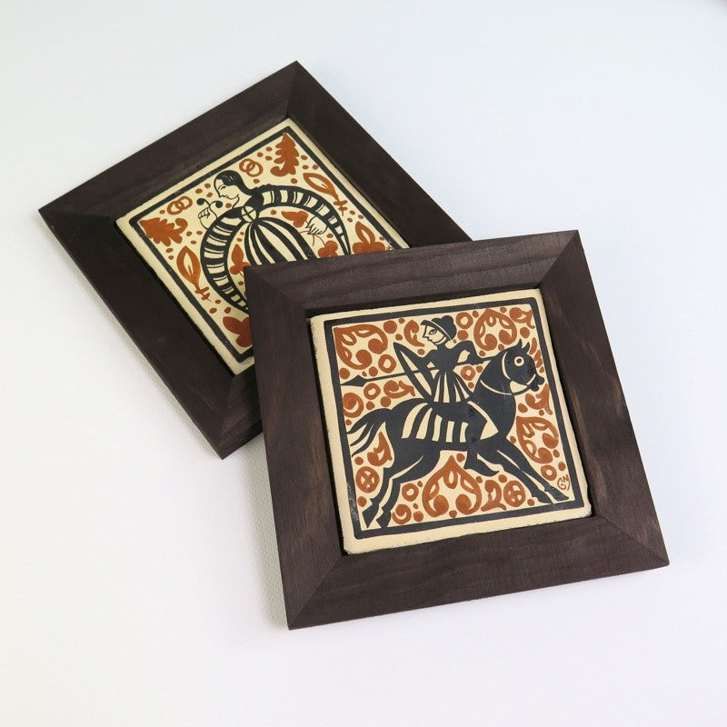 Pareja Socarrats 13x13 cm