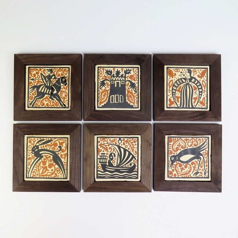 Juego de 6 Socarrats 13x13 cm