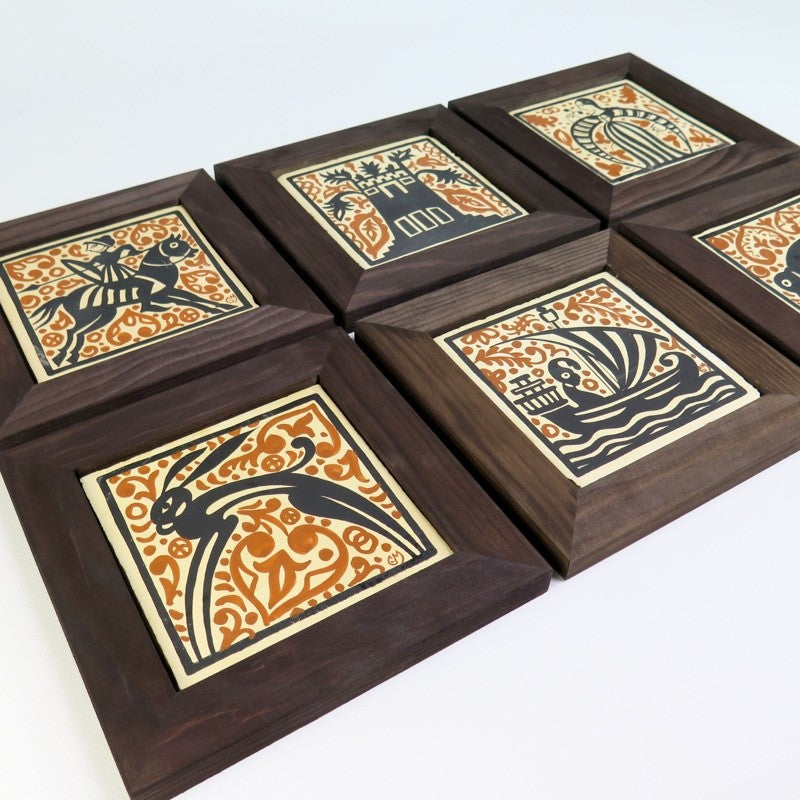 Juego de 6 Socarrats 13x13 cm