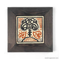 Socarrat Árbol Vida 15x15 cm con Marco