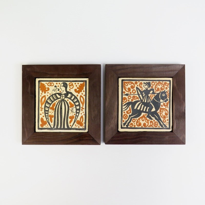 Pareja Socarrats 13x13 cm