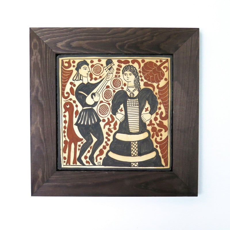 Socarrat Trovador y Danzarina 20x20 cm
