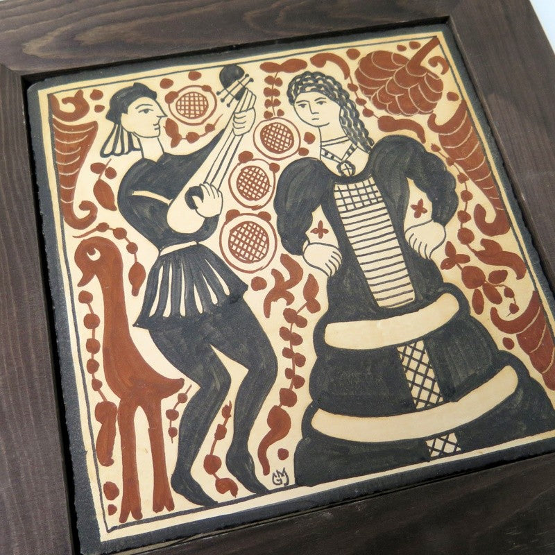 Socarrat Trovador y Danzarina 20x20 cm
