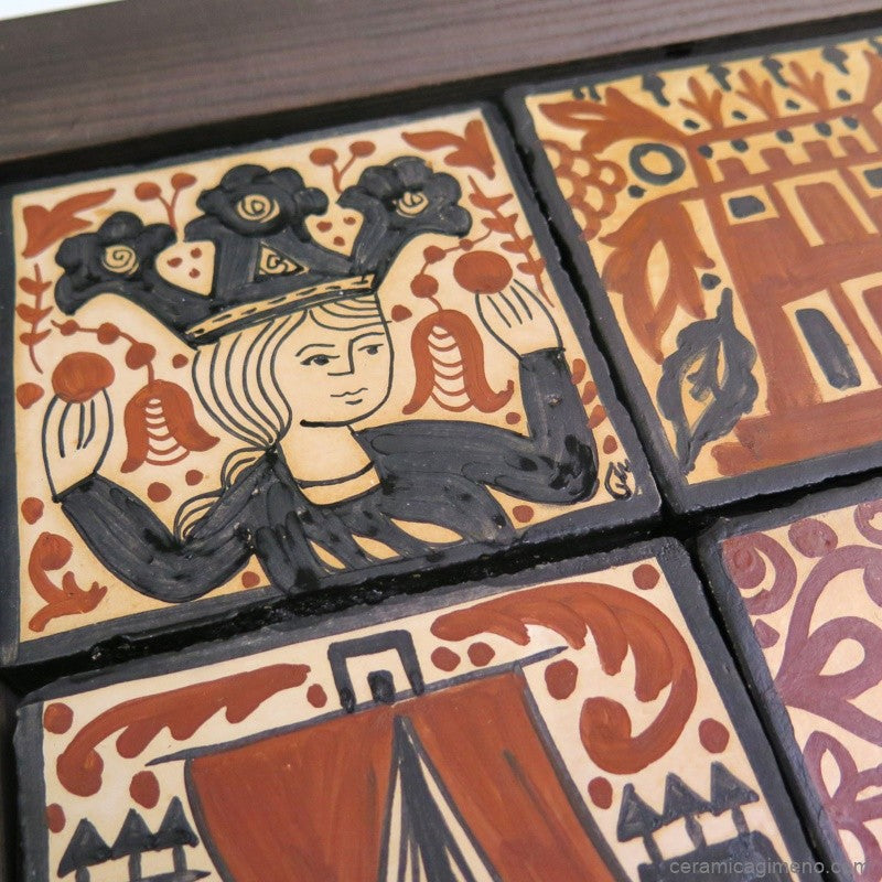 Juego de 4 Socarrats 10x10cm