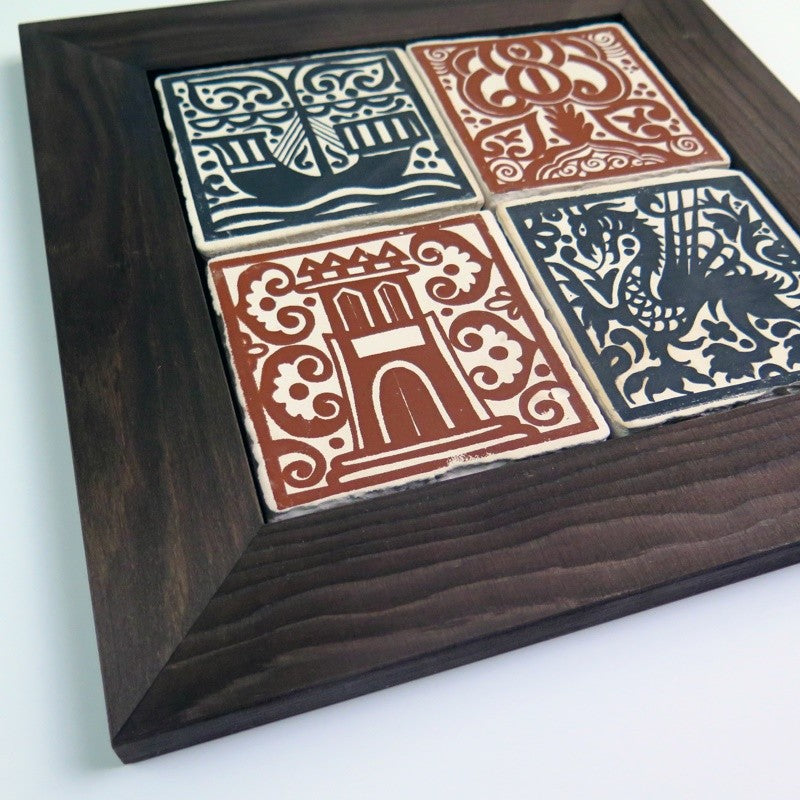 Juego de 4 Socarrats 10x10cm