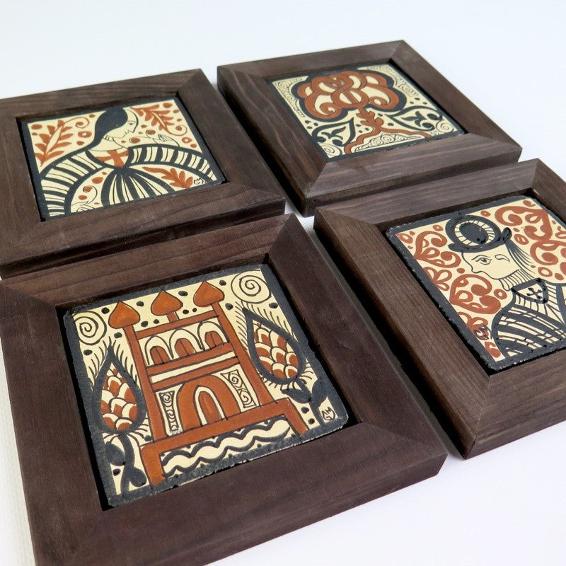 Juego de 4 Socarrats 10x10cm