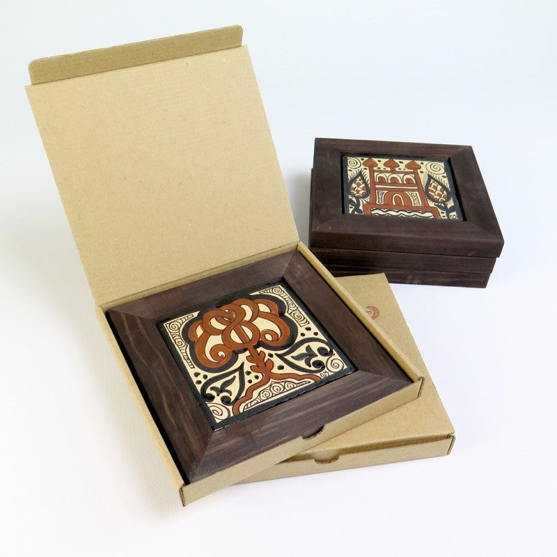 Juego de 4 Socarrats 10x10cm