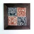 Juego de 4 Socarrats 10x10cm