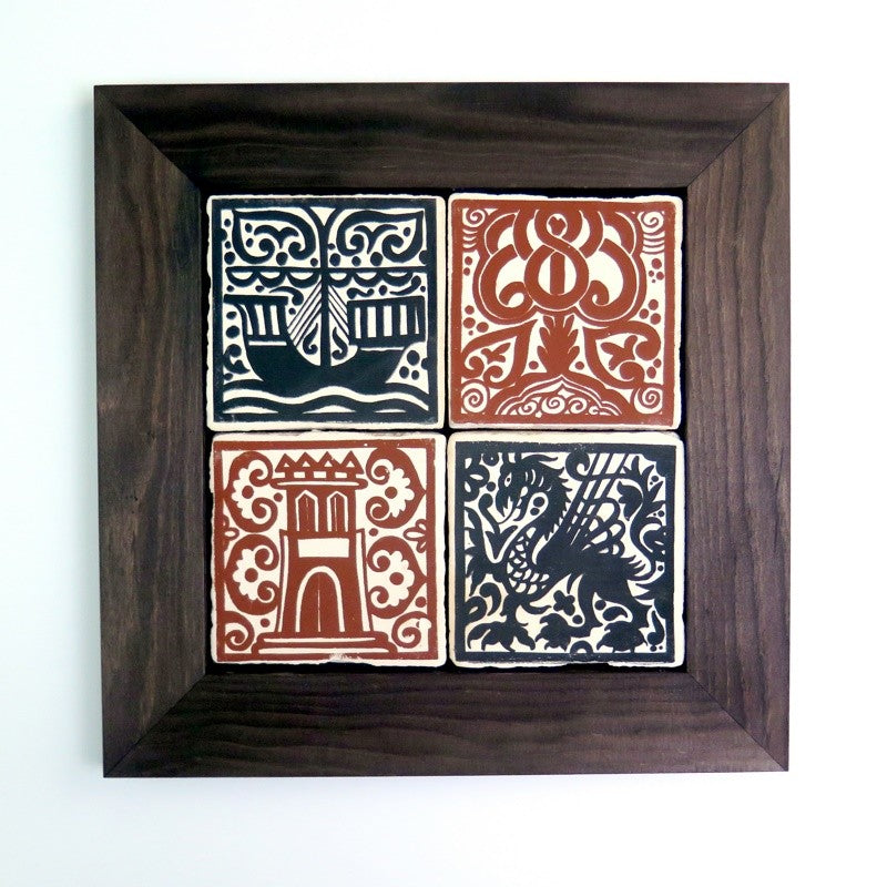 Juego de 4 Socarrats 10x10cm