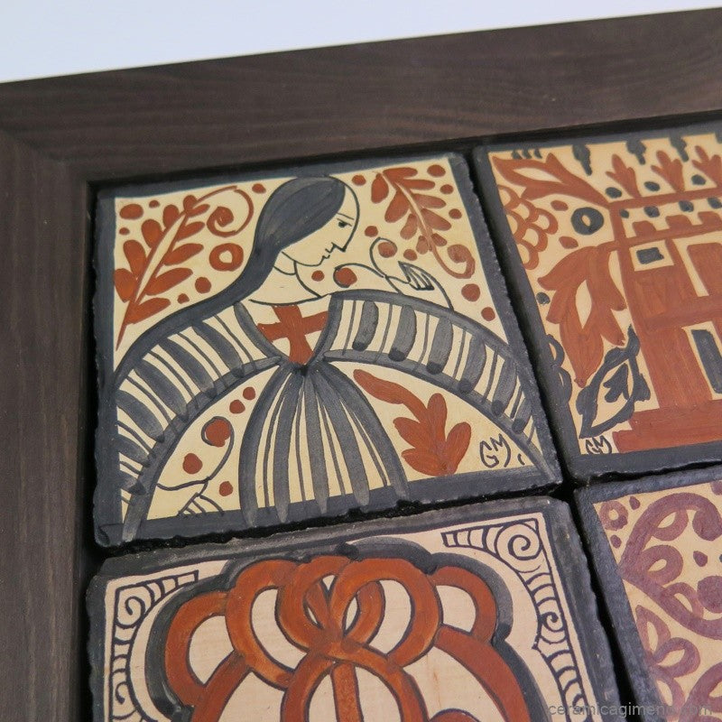 Juego de 4 Socarrats 10x10cm