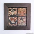 Juego de 4 Socarrats 10x10cm