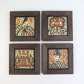 Juego de 4 Socarrats 10x10cm
