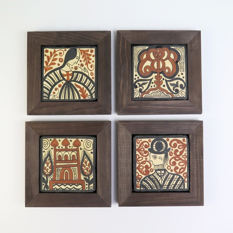 Juego de 4 Socarrats 10x10cm