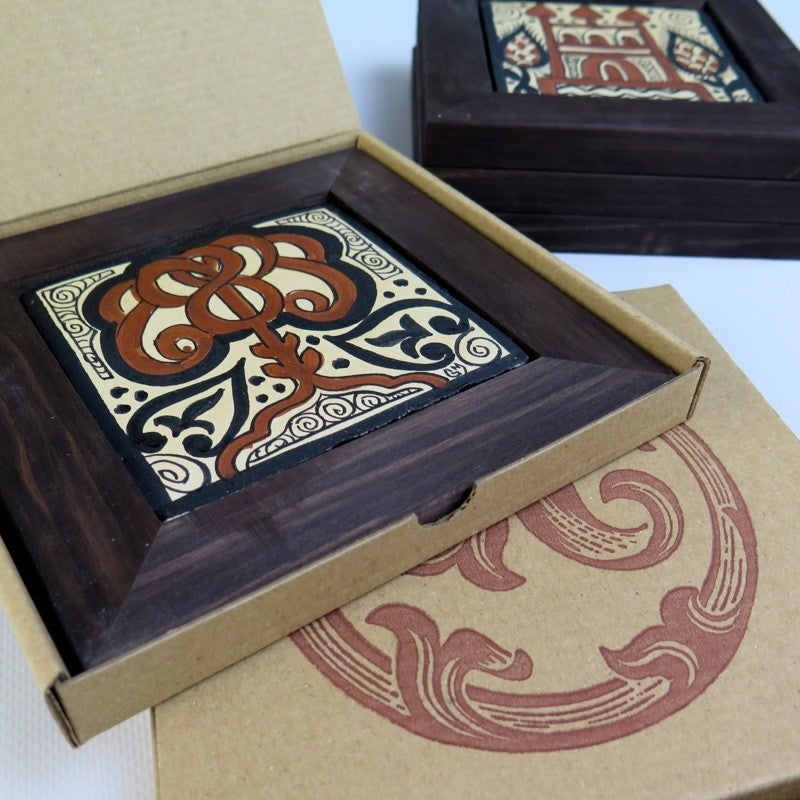 Juego de 4 Socarrats 10x10cm