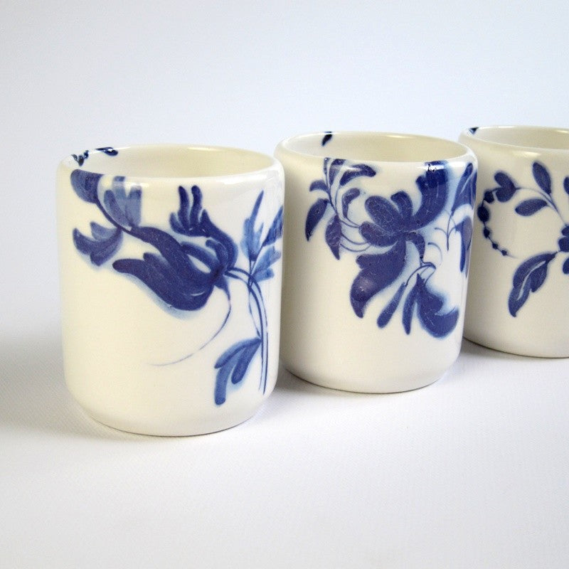 Taza Mug Flor x4