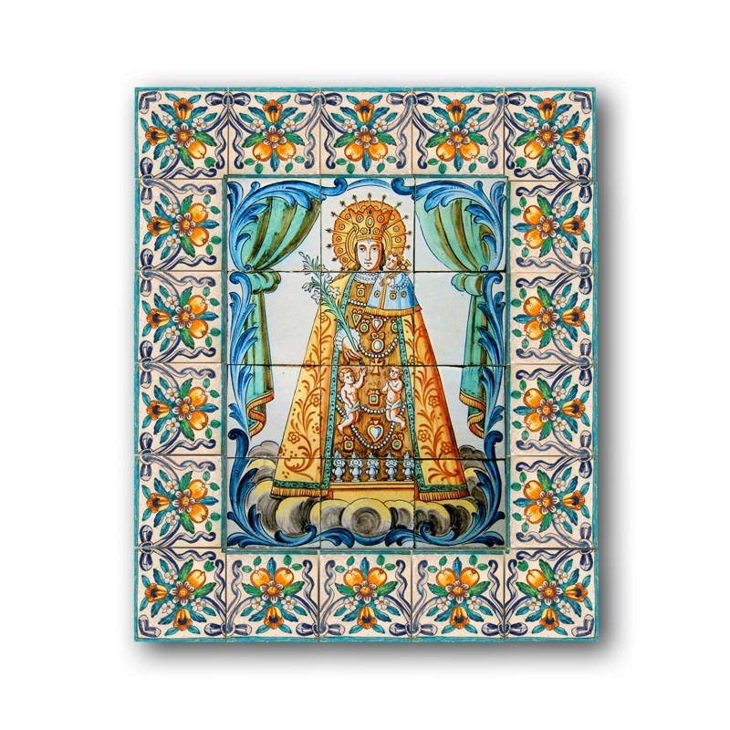 Virgen Desamparados con Cenefa